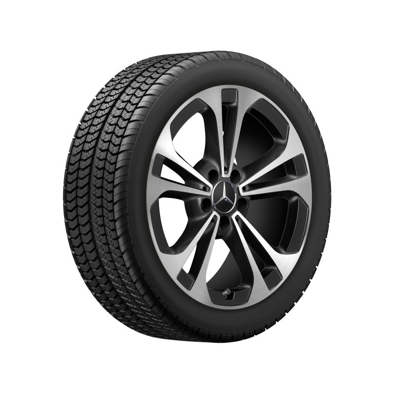 Mercedes-Benz Alufelge, 18 Zoll, C-Klasse, 5-Doppelspeichen-Design, Aero Mercedes-Benz Alufelge, 18 Zoll, C-Klasse, 5-Doppelspeichen-Design, Aero