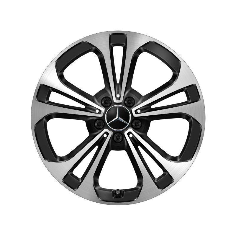 Mercedes-Benz Sommerkompletträder Satz, 18 Zoll, C-Klasse T-Modell und Limousine, 5-Doppelspeichen-Design Mercedes-Benz Sommerkompletträder Satz, 18 Zoll, C-Klasse T-Modell und Limousine, 5-Doppelspeichen-Design
