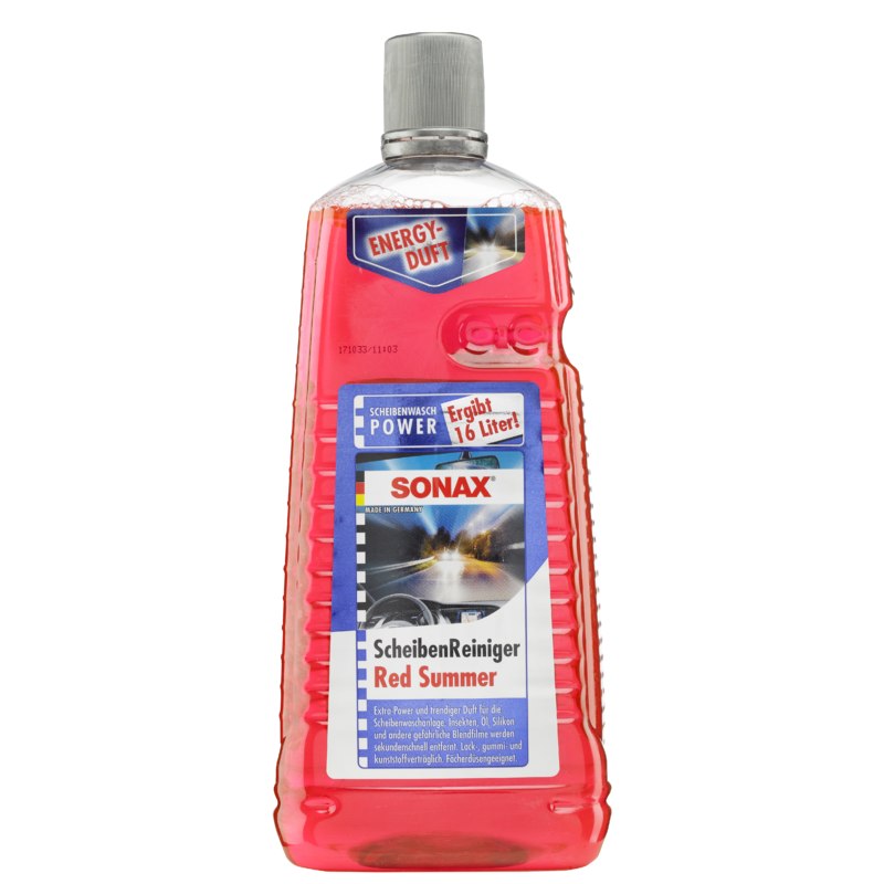 SONAX 02665410 ScheibenReiniger Konzentrat Red Summer - Zusatz fürs Scheibenwasser 2 l SONAX 02665410 ScheibenReiniger Konzentrat Red Summer - Zusatz fürs Scheibenwasser 2 l