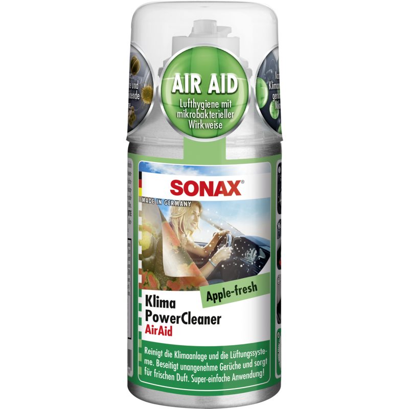 SONAX 03232000 KlimaPowerCleaner AirAid Apple-Fresh 100 ml SONAX 03232000 KlimaPowerCleaner AirAid Apple-Fresh 100 ml