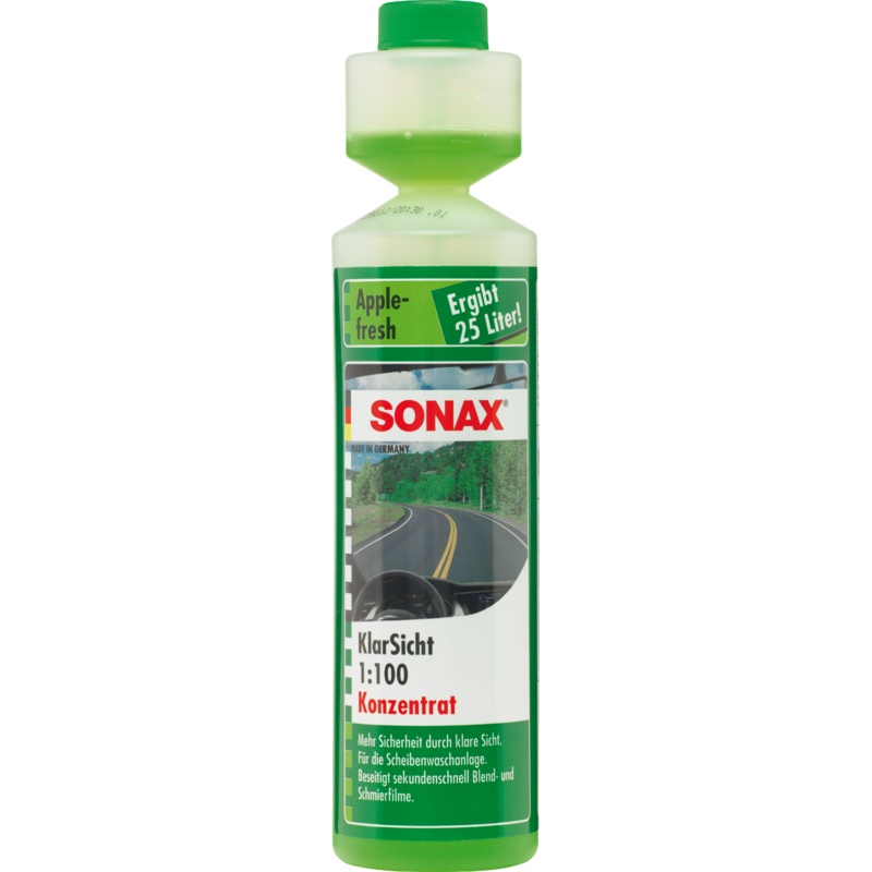 SONAX 03721410 KlarSicht 1:100 Konzentrat Apple-fresh 250 ml SONAX 03721410 KlarSicht 1:100 Konzentrat Apple-fresh 250 ml