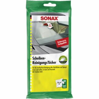 SONAX 04150000 ScheibenReinigungsTücher 10 Stück SONAX 04150000 ScheibenReinigungsTücher 10 Stück