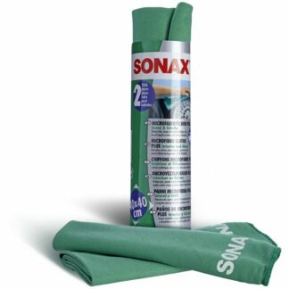 SONAX 04165410 MicrofaserTücher PLUS Innen & Scheibe (2 St.) 2 Stück SONAX 04165410 MicrofaserTücher PLUS Innen & Scheibe (2 St.) 2 Stück