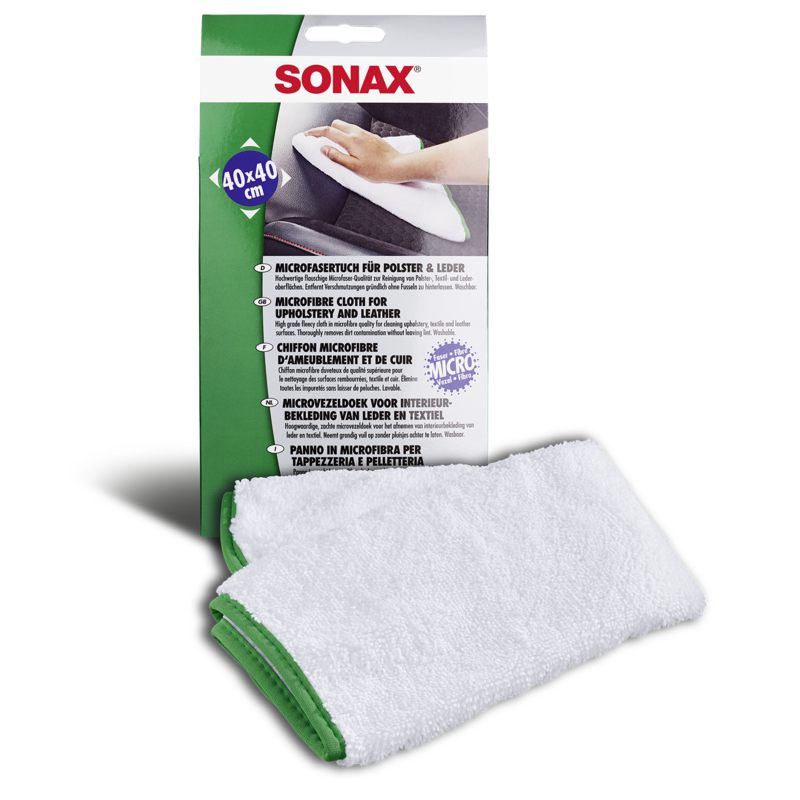SONAX 04168000 MicrofaserTuch für Polster & Leder 83 g SONAX 04168000 MicrofaserTuch für Polster & Leder 83 g