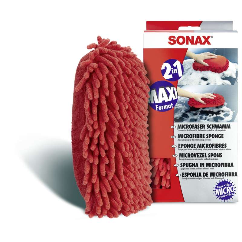 SONAX 04281000 Microfaser Schwamm 1 Stück SONAX 04281000 Microfaser Schwamm 1 Stück