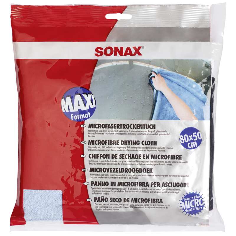 SONAX 04508000 MicrofaserTrockenTuch 1 Stück SONAX 04508000 MicrofaserTrockenTuch 1 Stück
