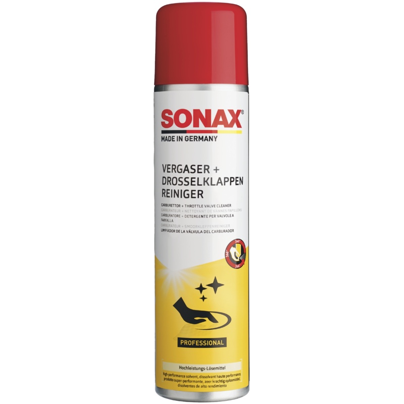SONAX 04883000 Vergaser + DrosselklappenReiniger 400 ml SONAX 04883000 Vergaser + DrosselklappenReiniger 400 ml