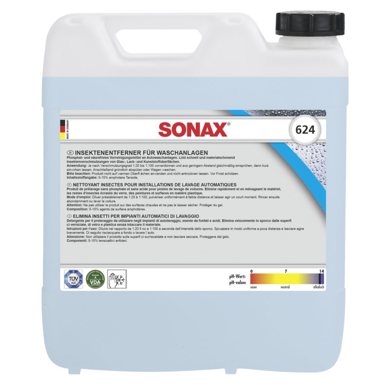 SONAX 06246000 InsektenEntferner für Waschanlagen 10 l SONAX 06246000 InsektenEntferner für Waschanlagen 10 l