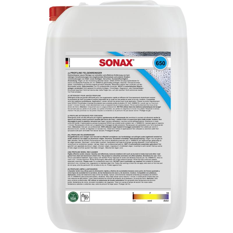 SONAX 06507050 PROFILINE FelgenReiniger sauer 25 l SONAX 06507050 PROFILINE FelgenReiniger sauer 25 l
