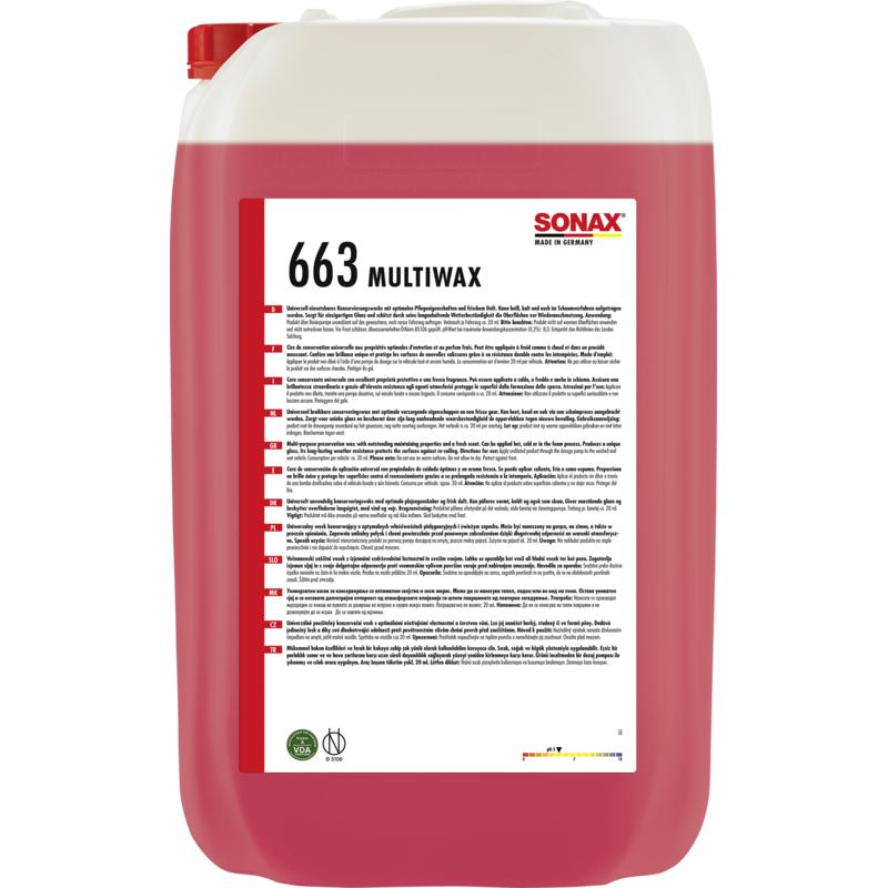 SONAX 06637050 MULTIWAX 25 l SONAX 06637050 MULTIWAX 25 l