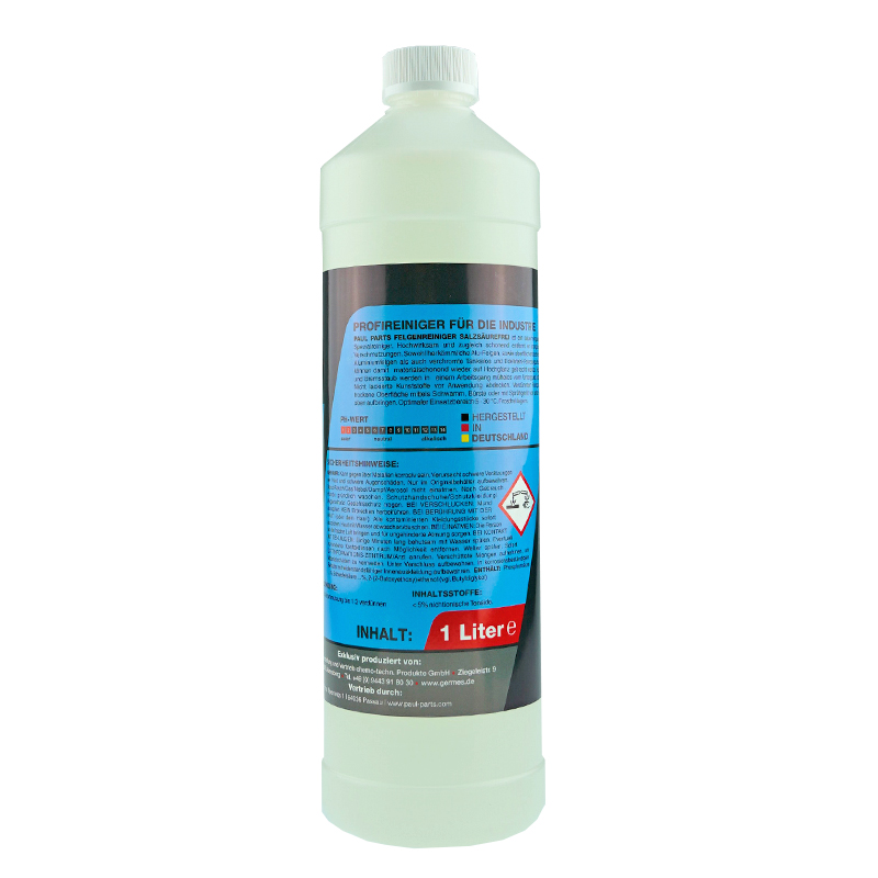 Paul-Parts Felgenreiniger, salzsäurefrei, Konzentrat 1l Paul-Parts Felgenreiniger, salzsäurefrei, Konzentrat 1l