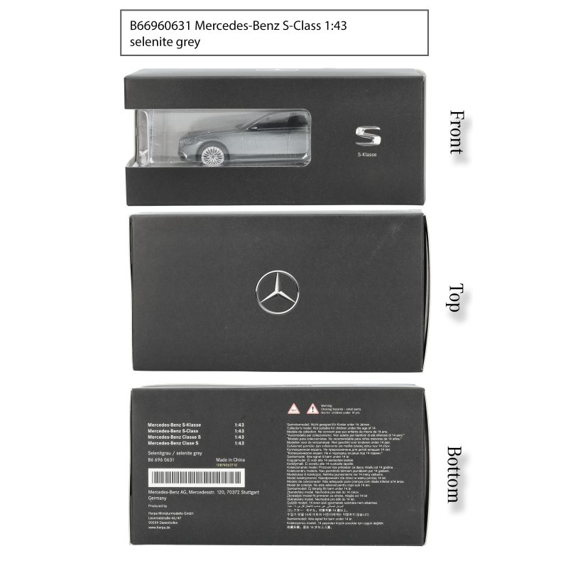 Mercedes-Benz S-Klasse Modellauto , Maßstab 1:43 Mercedes-Benz S-Klasse Modellauto , Maßstab 1:43