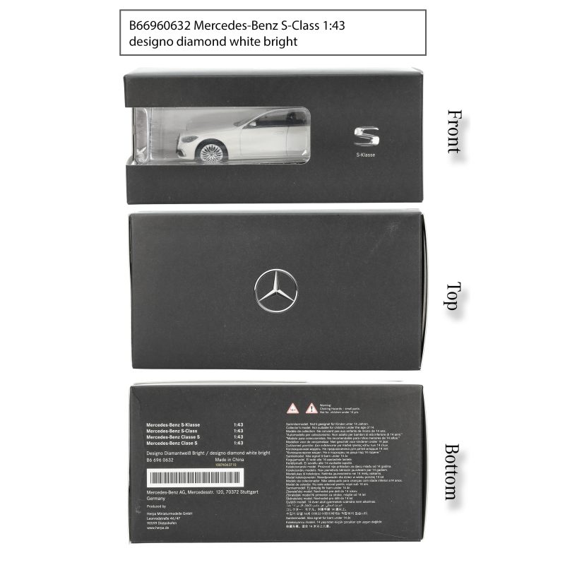 Mercedes-Benz S-Klasse Modellauto , Maßstab 1:43 Mercedes-Benz S-Klasse Modellauto , Maßstab 1:43