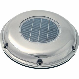 Solar Ventilator verchromt extra flach Solar Ventilator verchromt extra flach