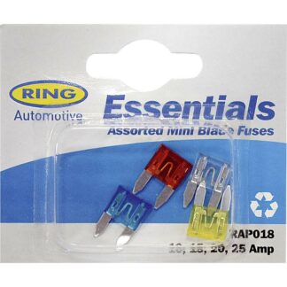 Miniflachstecksicherungsset KFZ 12 V Miniflachstecksicherungsset KFZ 12 V