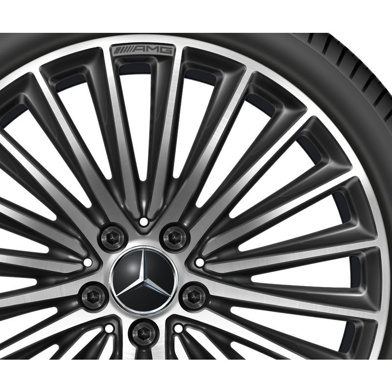 Mercedes-Benz Sommerkomplettrad einzeln, 19 Zoll, C-Klasse 206, Vielspeichen-Design, Mischbereifung Mercedes-Benz Sommerkomplettrad einzeln, 19 Zoll, C-Klasse 206, Vielspeichen-Design, Mischbereifung