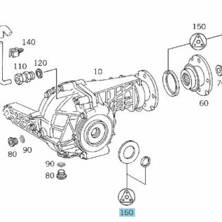 Mercedes-Benz, Teilesatz Dichtring Vorderachse, A 163 997 01 46 Mercedes-Benz, Teilesatz Dichtring Vorderachse, A 163 997 01 46