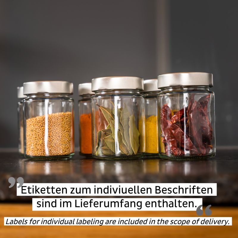 Silwy Feinkost-Magnetgläser BLACK & CLASSY 192 ml Silwy Feinkost-Magnetgläser BLACK & CLASSY 192 ml