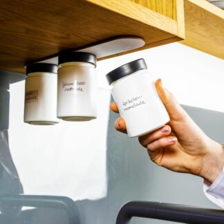 Silwy Feinkost-Magnetgläser ALL WHITE 192 ml Silwy Feinkost-Magnetgläser ALL WHITE 192 ml