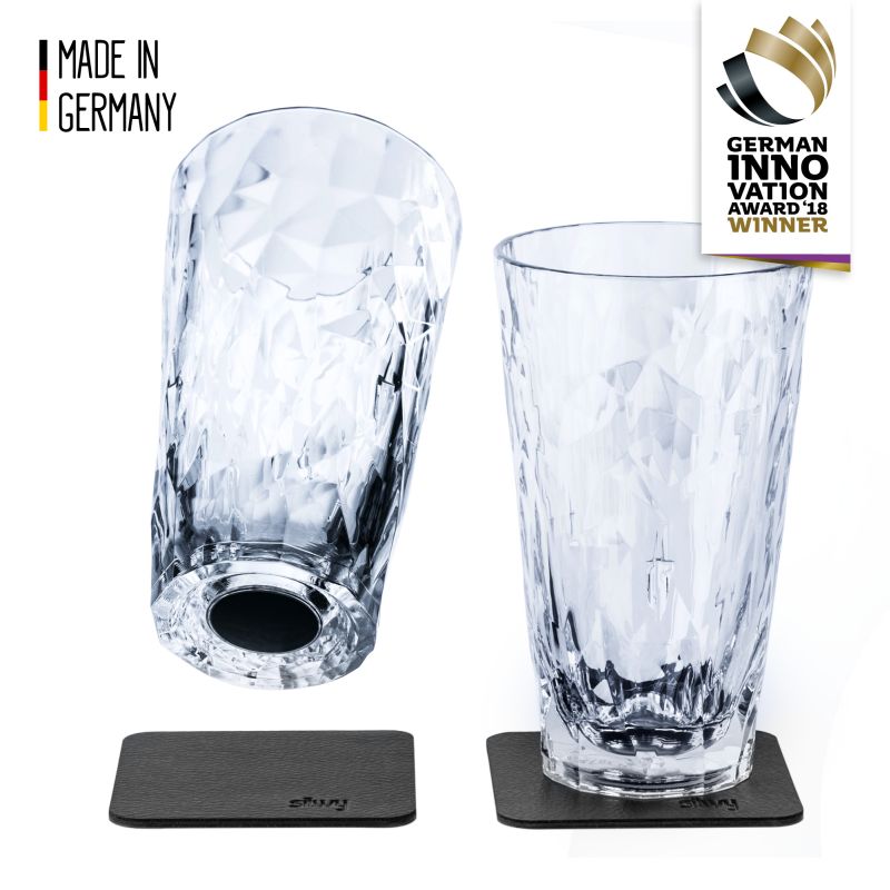 Silwy Magnet-Kunststoffgläser Longdrink (2er-Set) Hightech Silwy Magnet-Kunststoffgläser Longdrink (2er-Set) Hightech