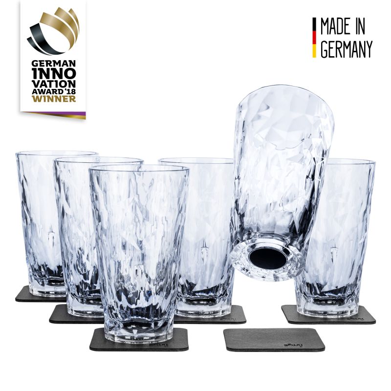 Silwy Magnet-Kunststoffgläser Longdrink (6er-Set) Hightech Silwy Magnet-Kunststoffgläser Longdrink (6er-Set) Hightech