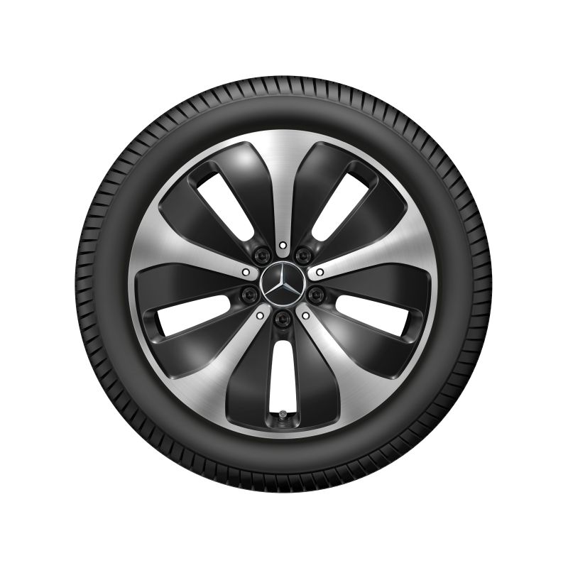 Mercedes-Benz Alufelge, 18 Zoll, V-Klasse/EQV, Vito/eVito, 5-Speichen-Design, Aero Mercedes-Benz Alufelge, 18 Zoll, V-Klasse/EQV, Vito/eVito, 5-Speichen-Design, Aero