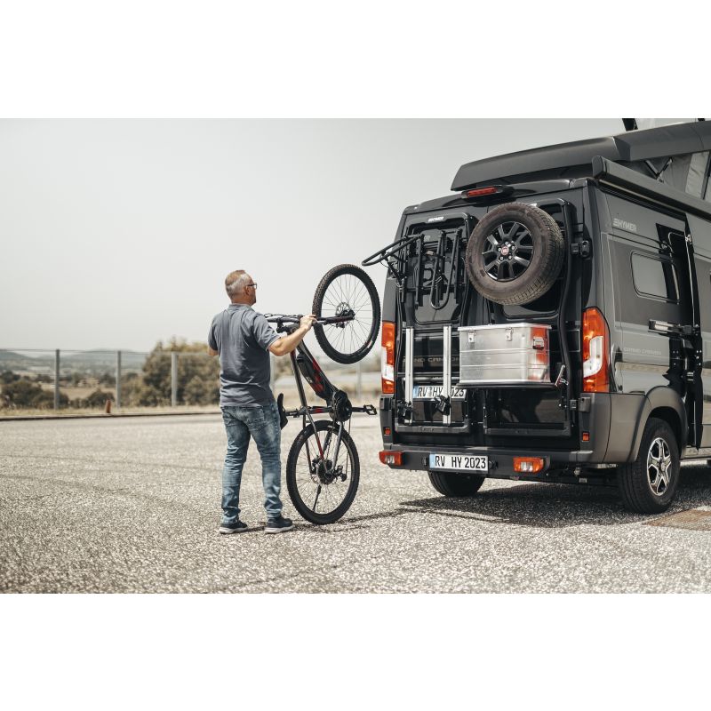 Hymercar / Hymer Camper Van Backrack+ Bike Carrier Shuttle Hymercar / Hymer Camper Van Backrack+ Bike Carrier Shuttle