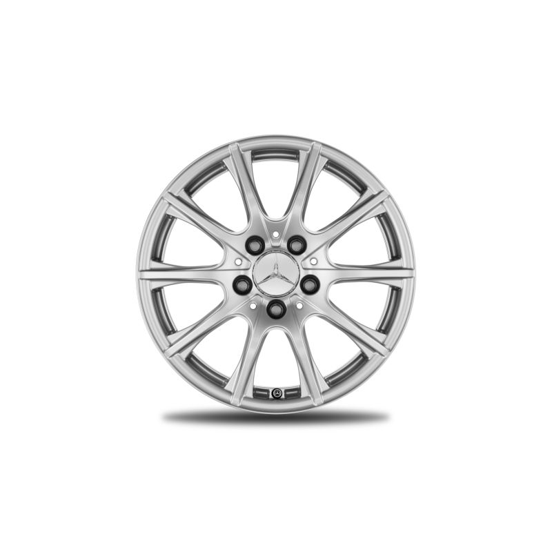 Alufelge Mercedes-Benz, C-Klasse Modelle, 16 Zoll, 10-Speichen-Design Alufelge Mercedes-Benz, C-Klasse Modelle, 16 Zoll, 10-Speichen-Design