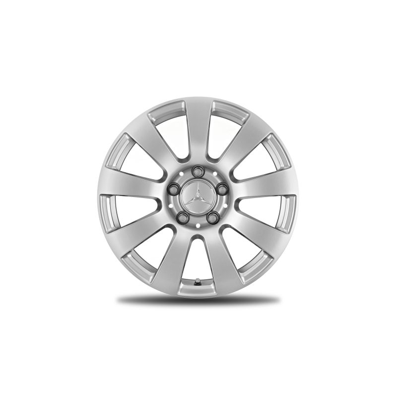 Alufelge Mercedes-Benz, E-KLasse und SLK-SLC, 16 Zoll, 9-Speichen-Design Alufelge Mercedes-Benz, E-KLasse und SLK-SLC, 16 Zoll, 9-Speichen-Design