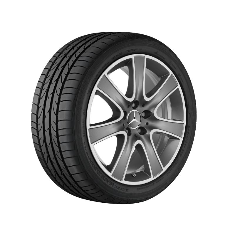 Alufelge Mercedes-Benz, S-Klasse, 18 Zoll, 7-Speichen-Design Alufelge Mercedes-Benz, S-Klasse, 18 Zoll, 7-Speichen-Design