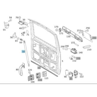 Mercedes-Benz Gasdruckfederdämpfer für Heckklappe Mercedes-Benz Gasdruckfederdämpfer für Heckklappe