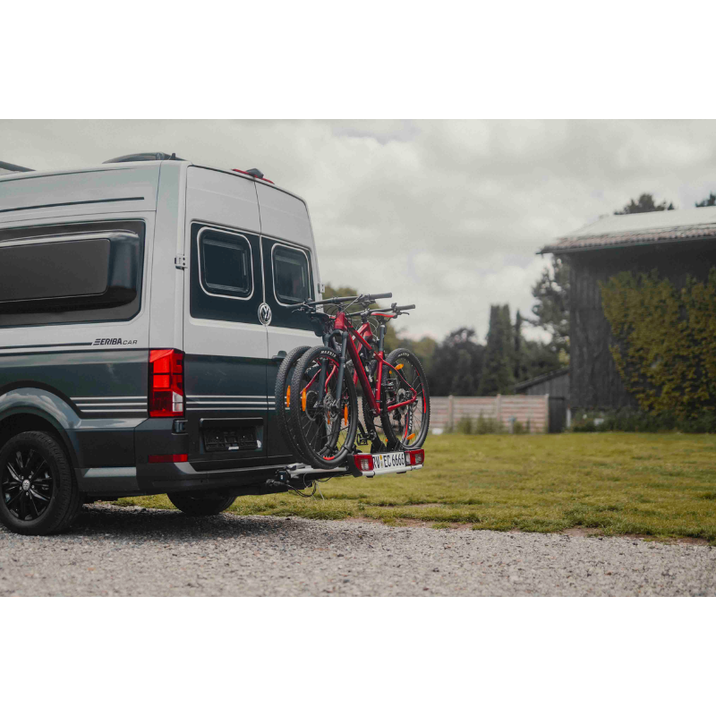 HYMER/ ERIBA Fahrradträger klappbar für 3 Räder auf Anhängekupplung HYMER/ ERIBA Fahrradträger klappbar für 3 Räder auf Anhängekupplung