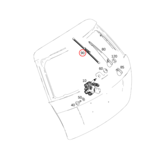 Mercedes-Benz Wischerblatt hinten, C-Klasse S205 Mercedes-Benz Wischerblatt hinten, C-Klasse S205